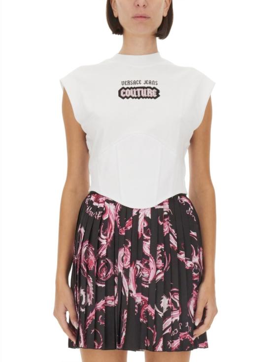  베르사체 민소매 티셔츠 77HAH611 J0005003 White