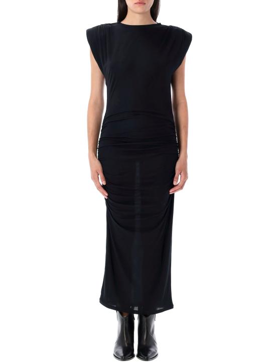 25FW 이자벨마랑에뚜왈 미디 원피스 RO0802FAC3K01E 01BK Nero