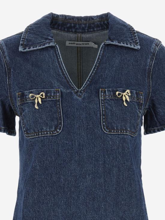 25FW 셀프 포트레이트 원피스 PF25812SBLBLUE Blue - SELF PORTRAIT