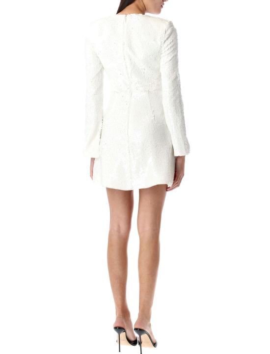 25SS 셀프 포트레이트 미디 원피스 RS25109SAW WHITE Bianco - SELF PORTRAIT