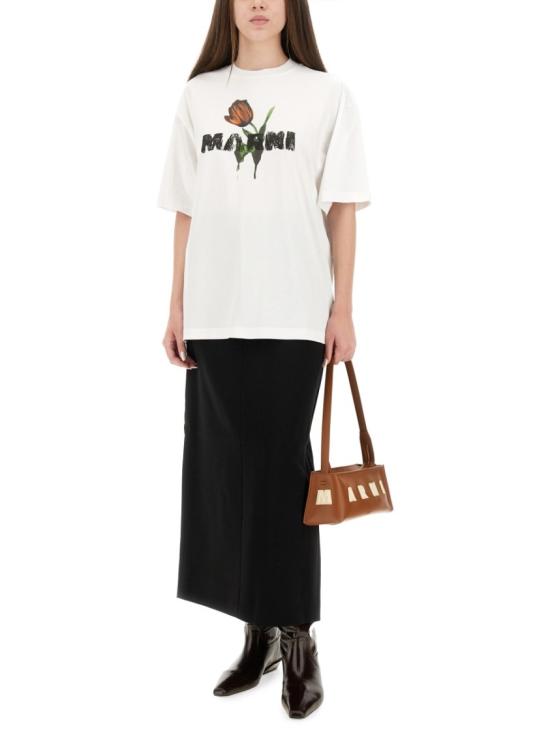 25FW 마르니 탑 THJET49P18 USCY31LOW01 White - MARNI