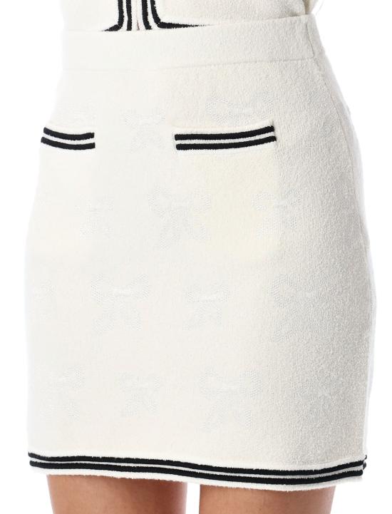 25SS 셀프 포트레이트 미디 스커트 RS25111SKC CREAM Bianco - SELF PORTRAIT