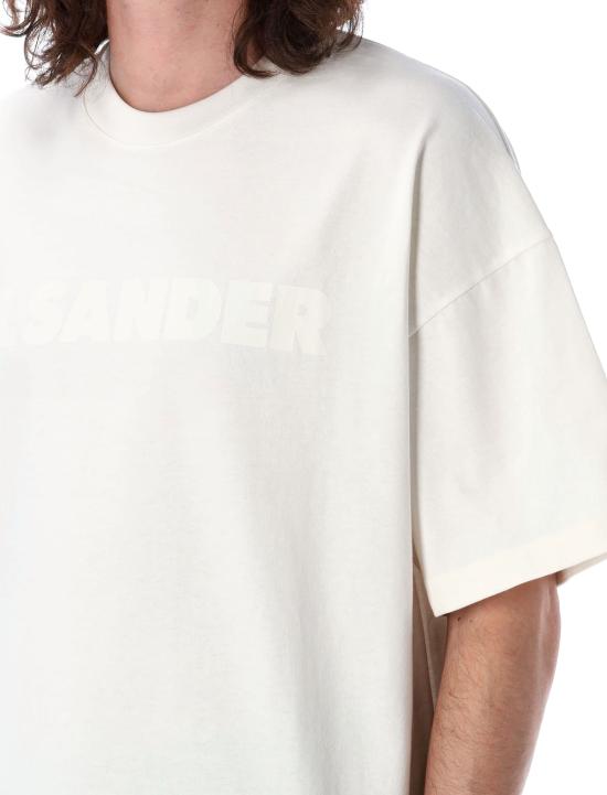 25SS 질샌더 반팔 티셔츠 J21GC0168J20243 102 PORCELAIN - JIL SANDER