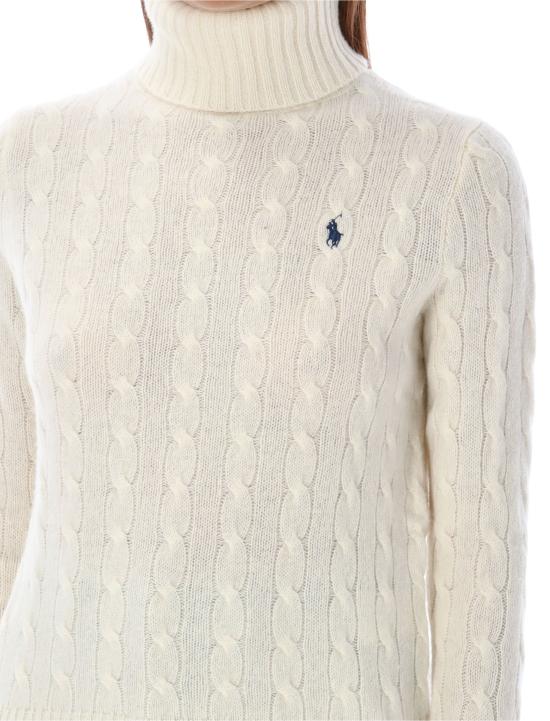 25FW 폴로 랄프로렌 울 캐시미어 케이블 니트 터틀넥 211888686 012 AUTHENTIC CREAM - POLO RALPH LAUREN