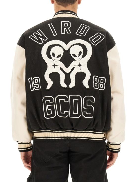  지씨디에스 봄버 자켓 FW23M200479 02 Black - GCDS