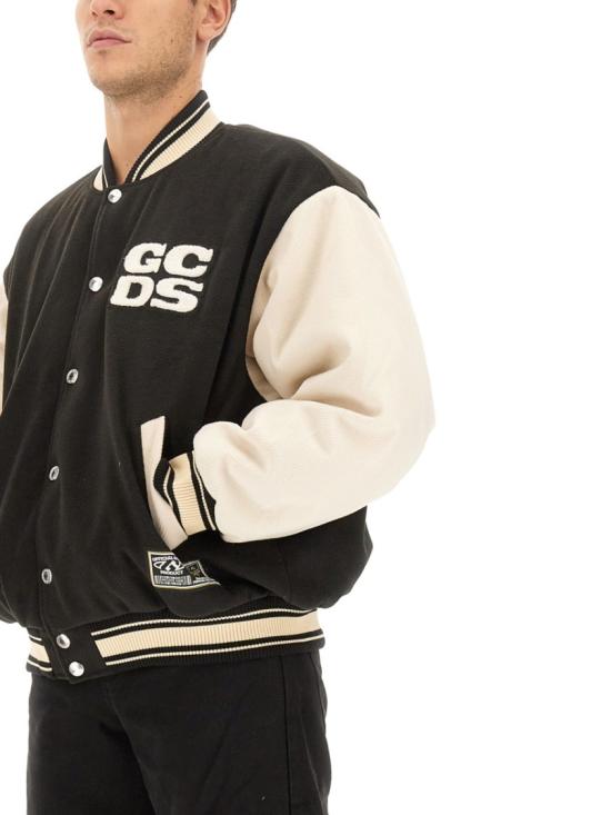  지씨디에스 봄버 자켓 FW23M200479 02 Black - GCDS