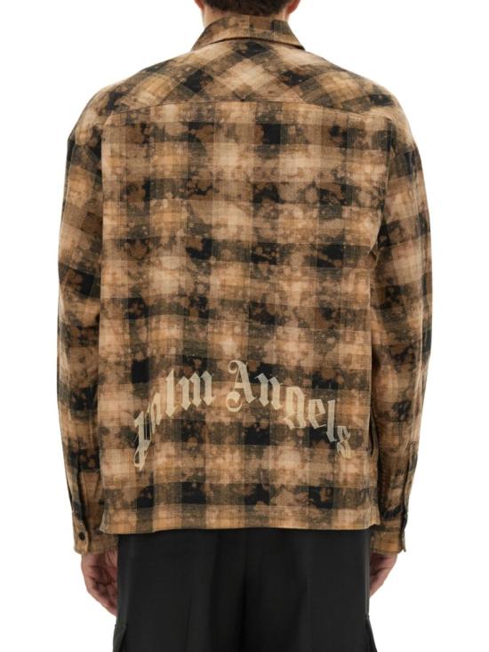  팜앤젤스 긴팔 셔츠 PMGE043 F24FAB0016003 Brown - PALM ANGELS
