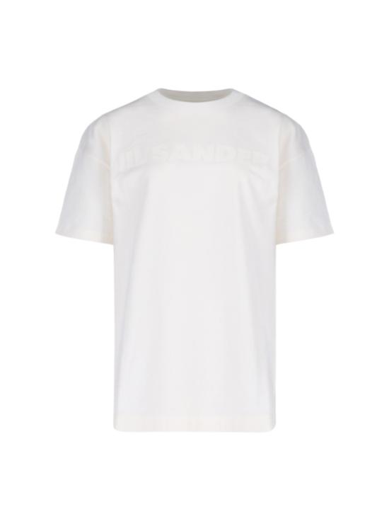25FW 질샌더 반팔 티셔츠 J03GC0137 J20243102 White