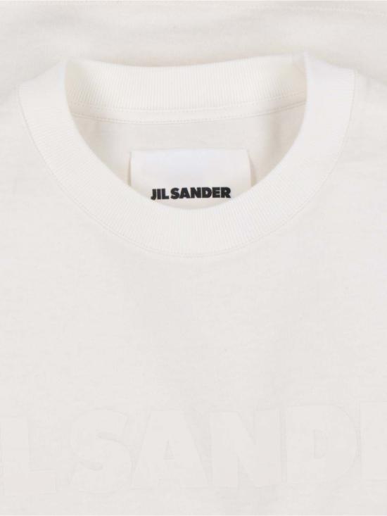 25FW 질샌더 반팔 티셔츠 J03GC0137 J20243102 White - JIL SANDER