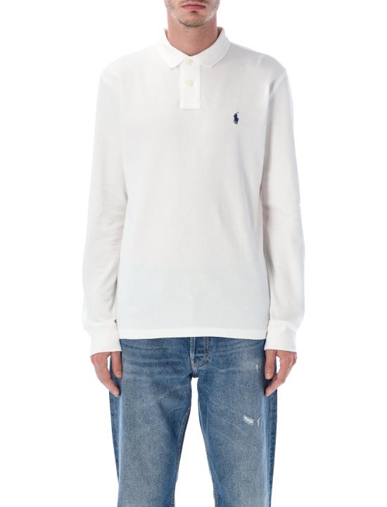26SS 폴로 랄프로렌 클래식 핏 코튼 폴로 셔츠 710680790 001 Bianco - POLO RALPH LAUREN