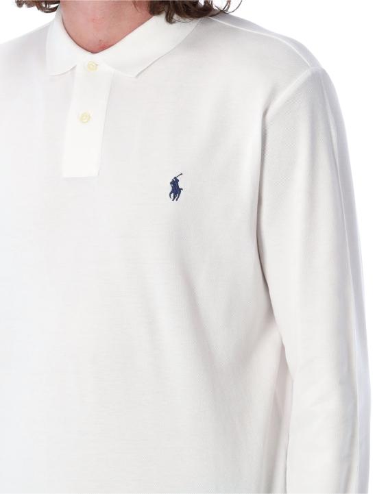 26SS 폴로 랄프로렌 클래식 핏 코튼 폴로 셔츠 710680790 001 Bianco - POLO RALPH LAUREN