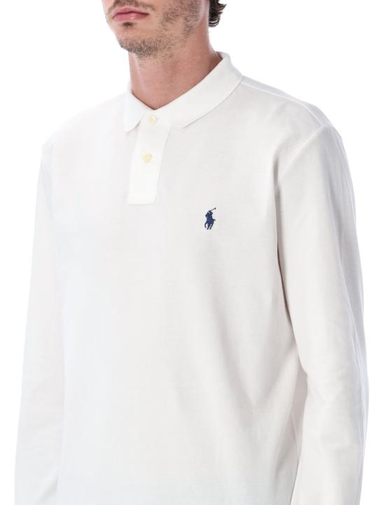 26FW 폴로 랄프로렌 클래식 핏 코튼 폴로 셔츠 710680790 001 Bianco - POLO RALPH LAUREN