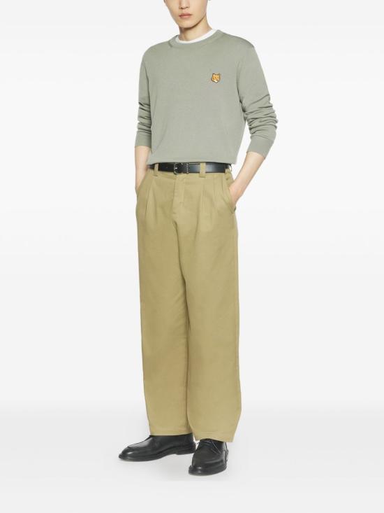 25FW 메종키츠네 스웨터 PM00801KT1181 P131 Light green - MAISON KITSUNE