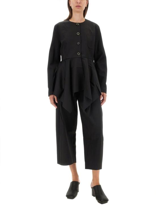  우마 왕 긴팔 티셔츠 UP6002 UW900 Black - UMA WANG