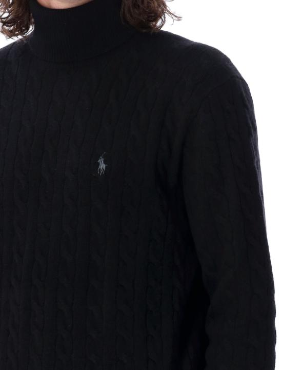 25FW 폴로 랄프로렌 스웨터 710876836 002 Nero - POLO RALPH LAUREN