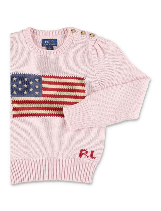 26FW [키즈] 폴로 랄프로렌 캐시미어 니트 668609 003 ACACIA PINK - POLO RALPH LAUREN