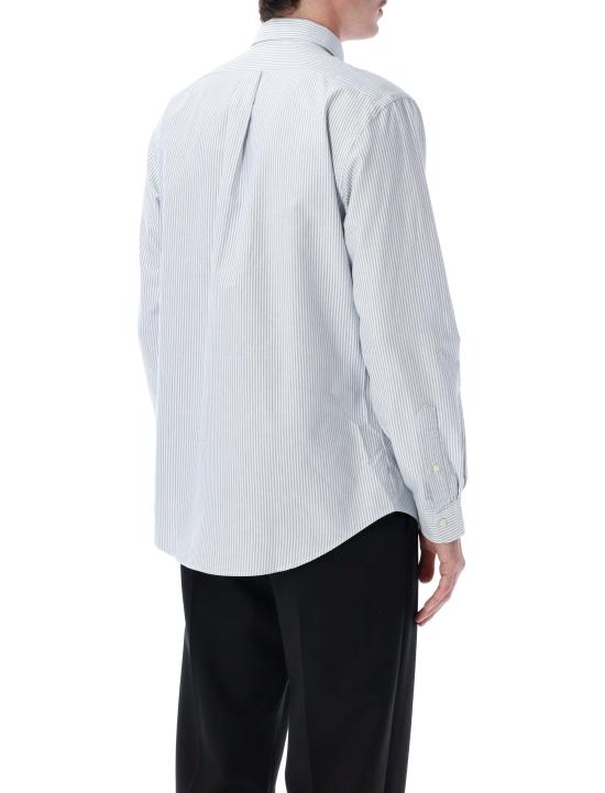 26FW 폴로 랄프로렌 컬러 포니 자수 커스텀 핏 버튼 다운 셔츠 710792041 004 WHITE LIGHT BLUE - POLO RALPH LAUREN