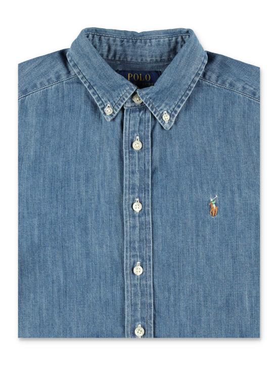 25FW [키즈] 폴로 랄프로렌 티셔츠 713843 001 Denim - POLO RALPH LAUREN