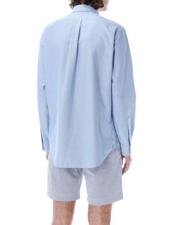26FW 폴로 랄프로렌 컬러 포니 자수 커스텀 핏 버튼 다운 셔츠 710792041 002 Blu - POLO RALPH LAUREN