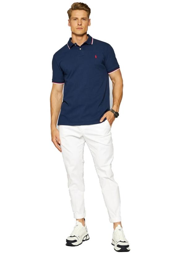  폴로 랄프로렌 폴로 티셔츠 710842621003 Blue - POLO RALPH LAUREN