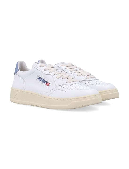 25FW 오트리 메달리스트 로우 레더 스니커즈 AULWLL89 WT WHITE TEMPEST - AUTRY
