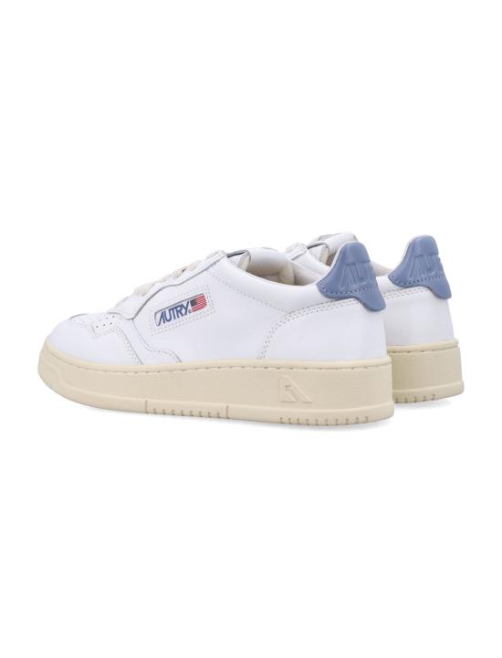 25FW 오트리 메달리스트 로우 레더 스니커즈 AULWLL89 WT WHITE TEMPEST - AUTRY