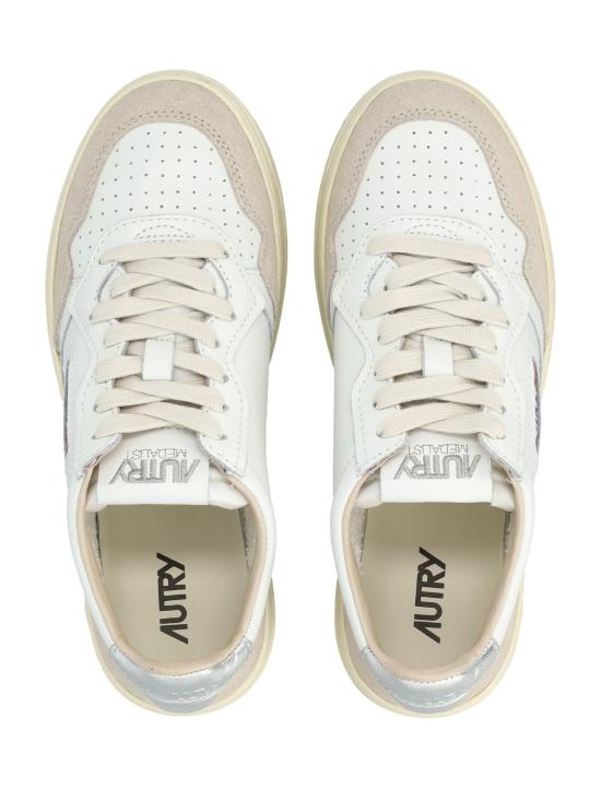 26SS 오트리 메달리스트 로우 레더 스니커즈 AULWLS74 WS Bianco - AUTRY