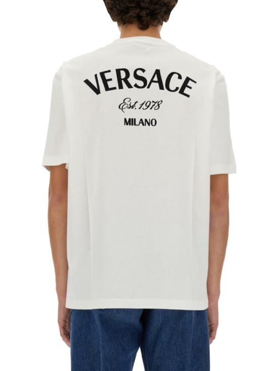  베르사체 반팔 티셔츠 1013302 1A098651W010 White - VERSACE