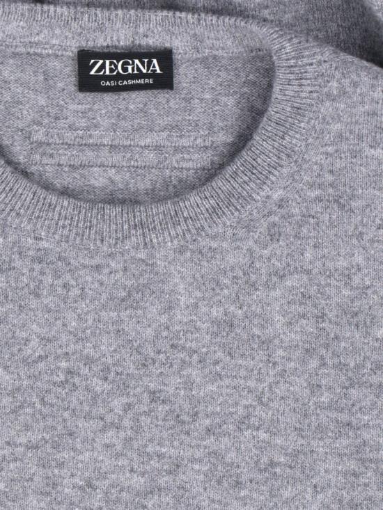  에르메네질도제냐 스웨터 RE8K10 110K95 Grey - ERMENEGILDO ZEGNA