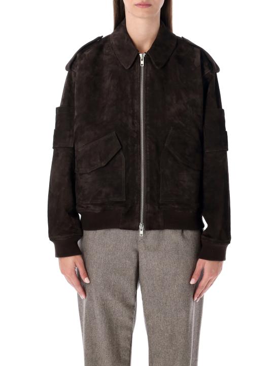 25FW 스워드 봄버 자켓 8373SUEDE MOKA Marrone