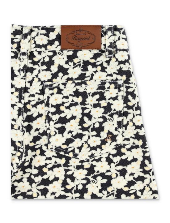 25FW [키즈] 봉쁘앙 스트레이트 팬츠 P05GPAW00021 599C NOIR FIORI - BONPOINT