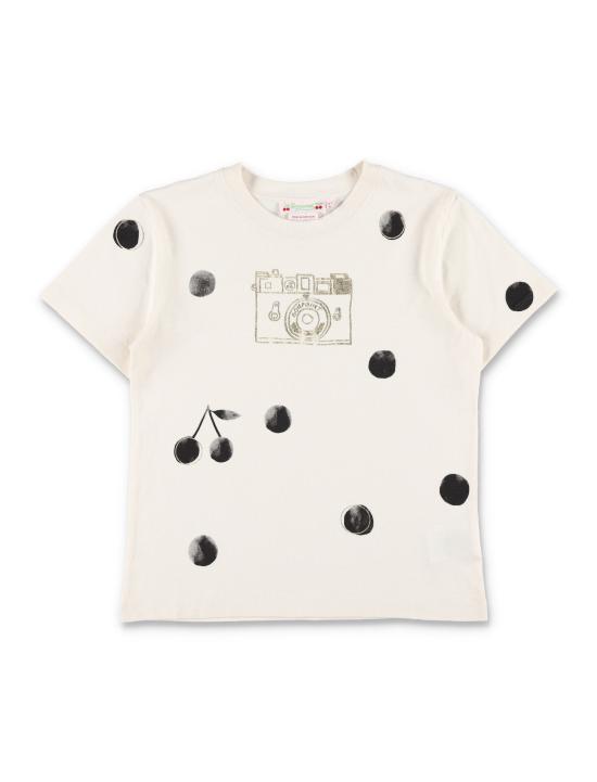 25FW [키즈] 봉쁘앙 티셔츠 P05GTSK00001 104 Bianco