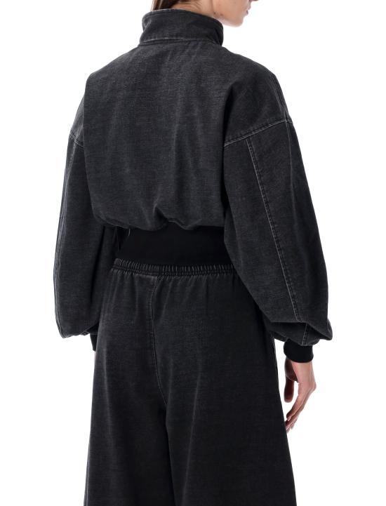 25FW 알렉산더 왕 봄버 자켓 4DC4252922 020A FADED BLACK - ALEXANDER WANG