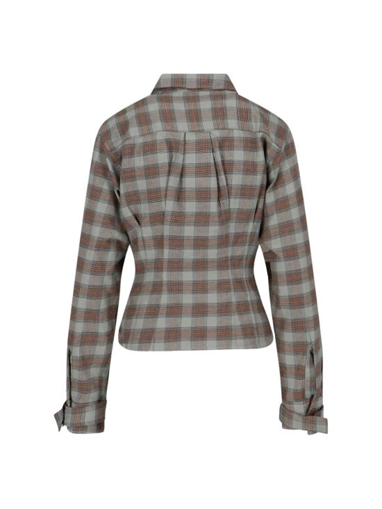 25FW 아워레가시 셔츠 W4252EI IOWA FLANNEL CHECK Grey - OUR LEGACY