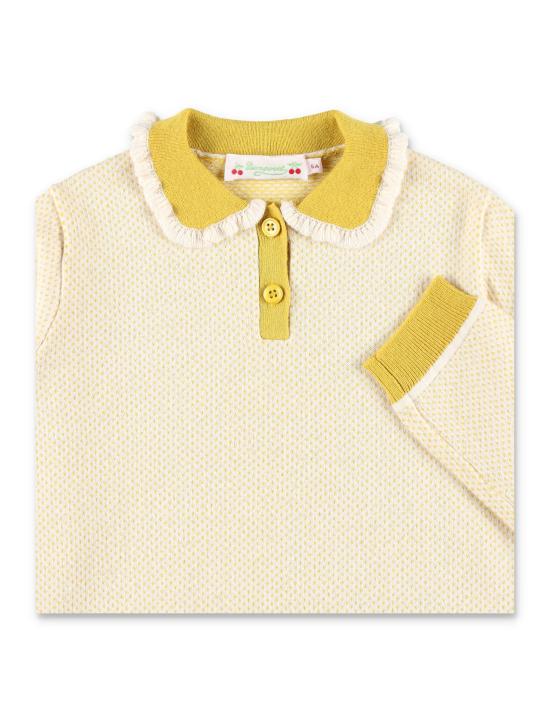 25FW [키즈] 봉쁘앙 폴로 셔츠 W05GJUK00025 139 Beige - BONPOINT