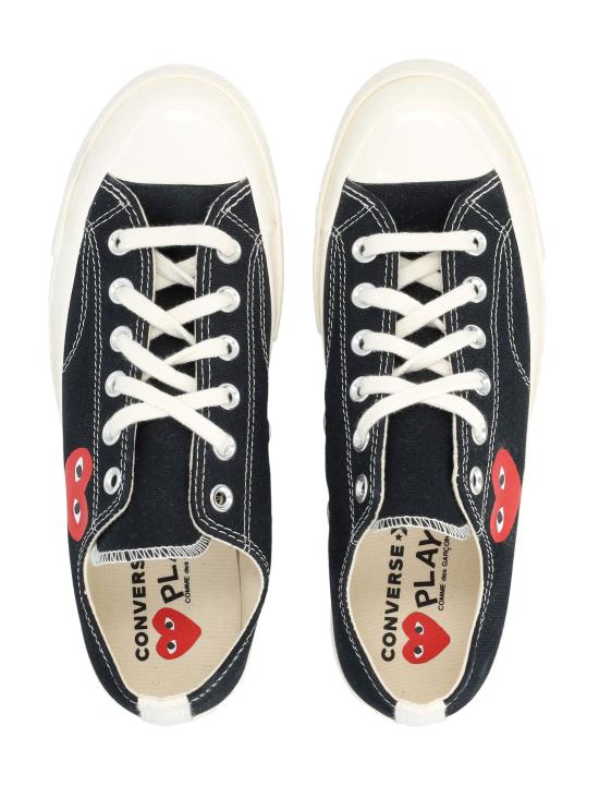 26SS 꼼데가르송 플레이 X 컨버스 척 70 로우 스니커즈 AZK128001 Nero - COMME DES GARCONS PLAY CONVERSE