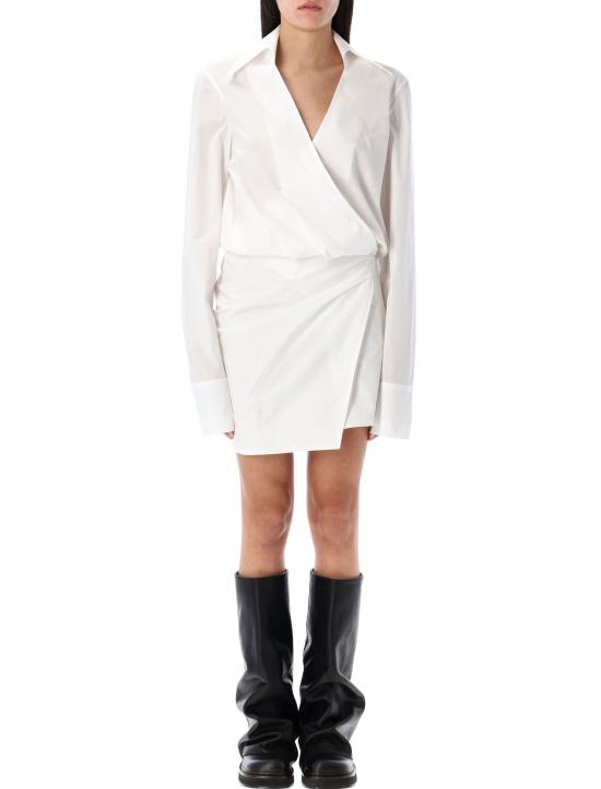 25SS 디 아티코 미디 원피스 250WCA00394CCC052 001 Bianco