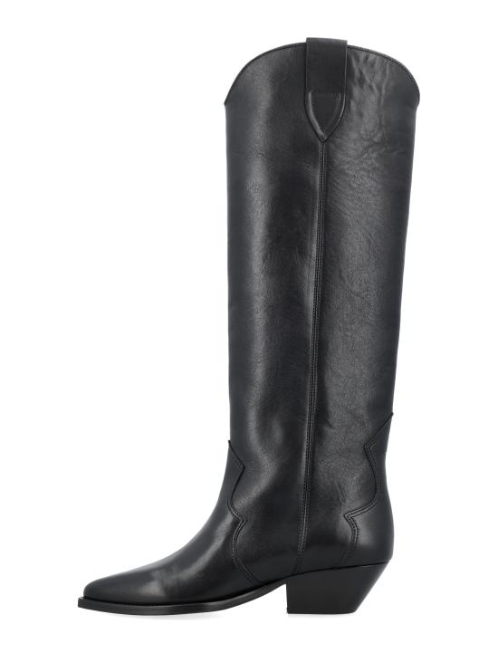 26FW 이자벨마랑 덴비 스웨이드 레더 하이 부츠 BT0001FAA3A03S 01BK Nero - ISABEL MARANT