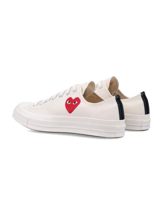 26FW 꼼데가르송 플레이 X 컨버스 척 70 로우 스니커즈 AZK128001 Bianco - COMME DES GARCONS PLAY CONVERSE