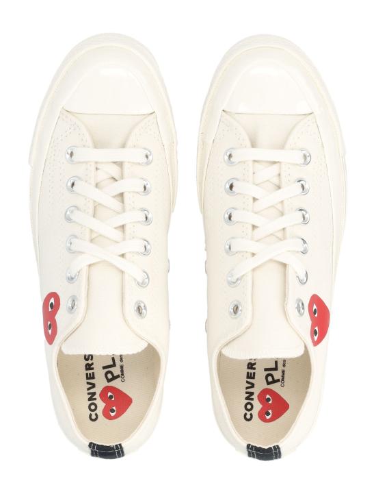26FW 꼼데가르송 플레이 X 컨버스 척 70 로우 스니커즈 AZK128001 Bianco - COMME DES GARCONS PLAY CONVERSE