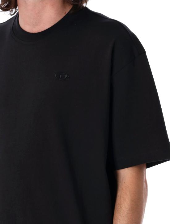 26SS 디젤 반팔 티셔츠 A113020HGAM 9XX Nero - DIESEL