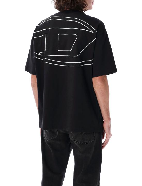 26SS 디젤 반팔 티셔츠 A113020HGAM 9XX Nero - DIESEL