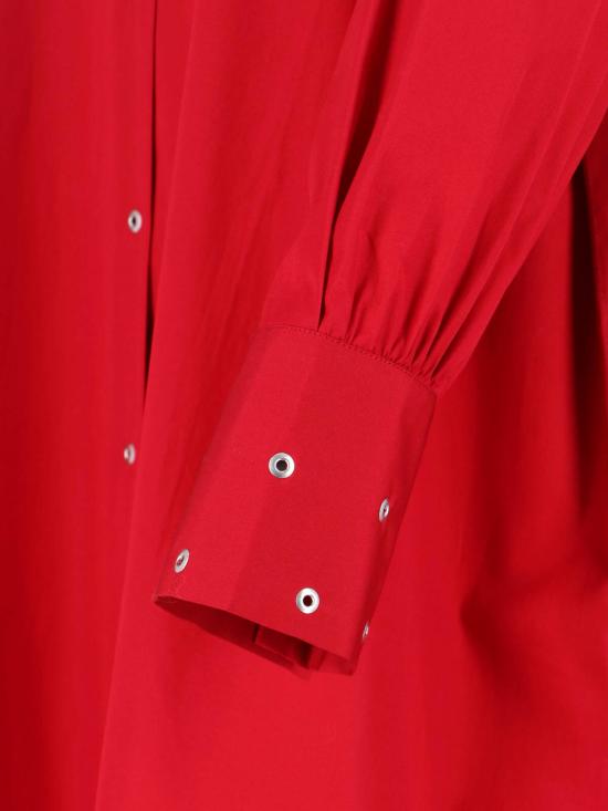 25FW 아워레가시 미디 원피스 W4257FL LIPSTICK RED SUPER POPLIN Red - OUR LEGACY