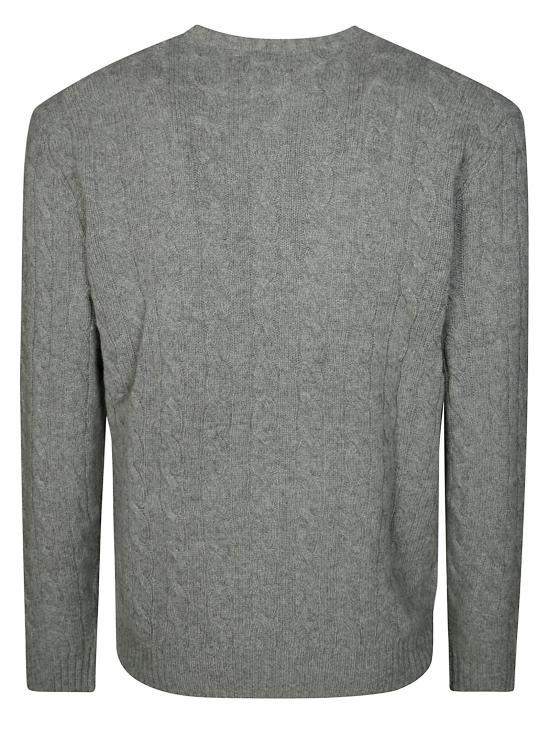  폴로 랄프로렌 케이블 니트 스웨터 710876762012 Fawn grey heather GRIGIO - POLO RALPH LAUREN