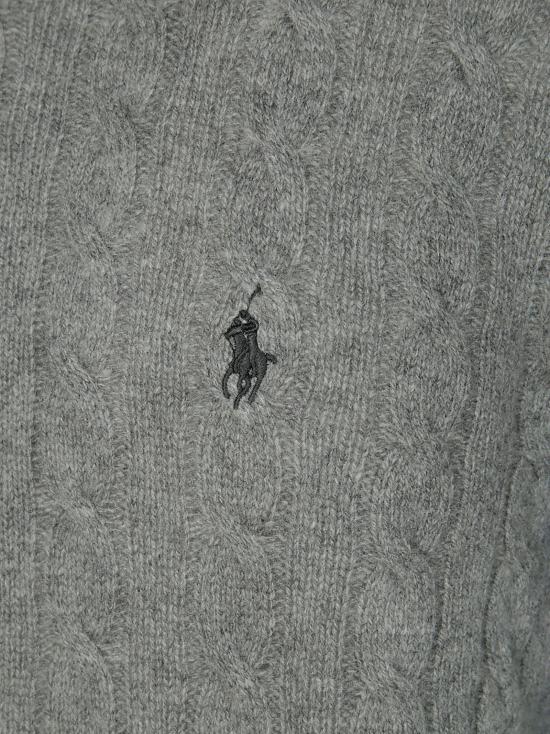  폴로 랄프로렌 케이블 니트 스웨터 710876762012 Fawn grey heather GRIGIO - POLO RALPH LAUREN