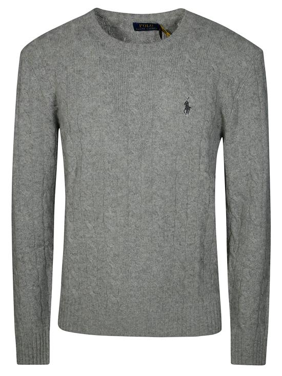  폴로 랄프로렌 케이블 니트 스웨터 710876762012 Fawn grey heather GRIGIO