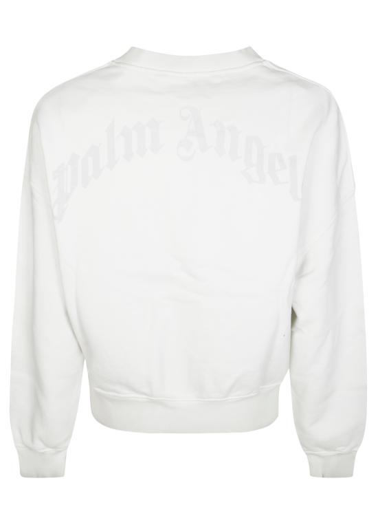 25FW 팜앤젤스 스웨터 PMBA08KF25FLE001 030B BIANCO - PALM ANGELS