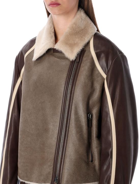 25FW 엠포리오 아르마니 무스탕 EW003052AF19760 M6032 Marrone - EMPORIO ARMANI