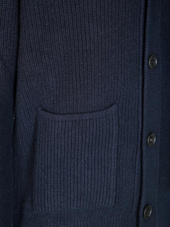 25FW 필리포 드 로렌티스 가디건 CB3MLT WC7P 891 BLU - FILIPPO DE LAURENTIIS