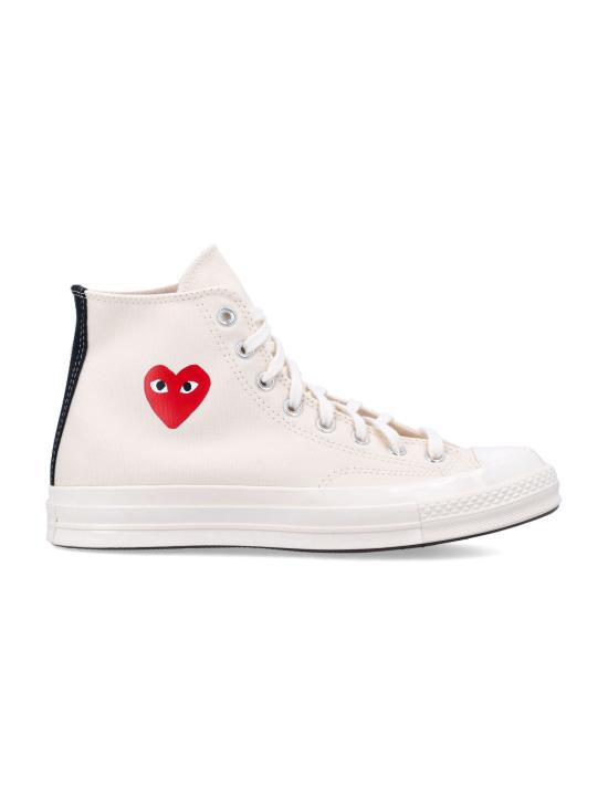 26SS 꼼데가르송 플레이 X 컨버스 스니커즈 AZK129001 Bianco - COMME DES GARCONS PLAY CONVERSE